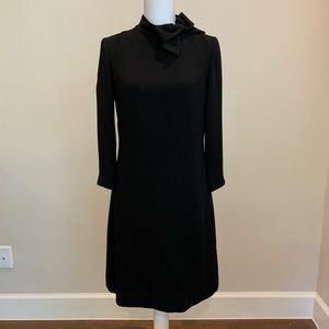 Black Dress with Bow Detail